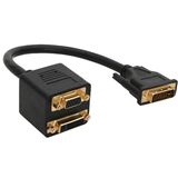 InLine DVI-I Adapter DVI 24+5 Stecker auf DVI 24+5 Buchse + VGA 15pol InLine DVI-I Adapter DVI 24+5 Stecker auf DVI 24+5 Buchse + VGA 15pol