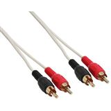 (€0,63*/1m) 2.00m InLine Audio Anschlusskabel 2xCinch Stecker (€0,63*/1m) 2.00m InLine Audio Anschlusskabel 2xCinch Stecker