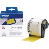 Brother QL650TD Ruban 62m x 30,48m N/Jaune