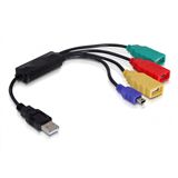 Delock USB 2.0 externes 4-port HUB Kabel