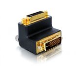 Delock DVI-I Adapter gewinkelt rechts DVI 24+5 Stecker auf DVI 24+5 Delock DVI-I Adapter gewinkelt rechts DVI 24+5 Stecker auf DVI 24+5