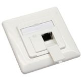 InLine Cat6 2x RJ45 Unterputzdose reinwei&szlig;
