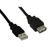 (€3,90*/1m) 1.00m InLine USB2.0 Verlängerungskabel USB A (€3,90*/1m) 1.00m InLine USB2.0 Verlängerungskabel USB A