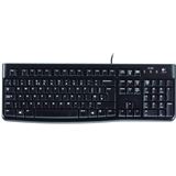 Logitech K120 USB Deutsch schwarz (kabelgebunden)