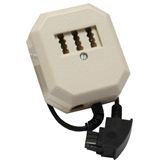 InLine TAE Adapter, TAE-F Stecker an TAE NFF + RJ11 (6P4C) Buchse, InLine TAE Adapter, TAE-F Stecker an TAE NFF + RJ11 (6P4C) Buchse,