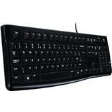 Logitech K120 OEM USB Deutsch schwarz (kabelgebunden)
