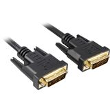 (&euro;1,98*/1m) 5.00m Sharkoon DVI-D Anschlusskabel DVI-D auf DVI-D