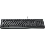 Logitech K120 USB Englisch (US) schwarz (kabelgebunden)