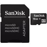 16 GB SanDisk Standard microSDHC Class 2 Retail inkl. Adapter 16 GB SanDisk Standard microSDHC Class 2 Retail inkl. Adapter