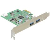 Delock 89273 2 Port PCIe 2.0 x1 retail