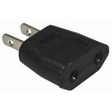 Good Connections Stromadapter 2pol Stecker USA auf Euro Buchse Schwarz Good Connections Stromadapter 2pol Stecker USA auf Euro Buchse Schwarz