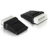 Good Connections Adapter SATA 4pol Stecker auf 15pol Buchse Schwarz Good Connections Adapter SATA 4pol Stecker auf 15pol Buchse Schwarz