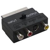 Good Connections Adapter Scart Stecker auf 3xCinch Buchse + S-Video Good Connections Adapter Scart Stecker auf 3xCinch Buchse + S-Video