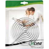 InLine Lüftergitter für 92mm Lüfter silber (33379)
