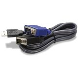 (€5,09*/1m) 4.50m Trendnet KVM Anschlusskabel VGA 15pol Stecker (€5,09*/1m) 4.50m Trendnet KVM Anschlusskabel VGA 15pol Stecker