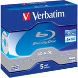 Verbatim BD-R DL 50 GB 5er Jewelcase (43748)