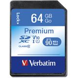 64 GB Verbatim Standard SDXC Class 10 Bulk