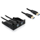 Delock USB 3.0 Front Panel für 1x 3,5" oder 1x 5,25" Delock USB 3.0 Front Panel für 1x 3,5" oder 1x 5,25"