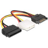 (€26,00*/1m) 0.15m Delock SATA Adapterkabel SATA Strom Buchse (€26,00*/1m) 0.15m Delock SATA Adapterkabel SATA Strom Buchse