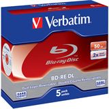 Verbatim BD-RE DL 50 GB 5er Jewelcase (43760)
