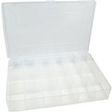 InLine Kleinteile Leerbox, 18 Fächer, Abmessungen: 273x186x41mm, InLine Kleinteile Leerbox, 18 Fächer, Abmessungen: 273x186x41mm,