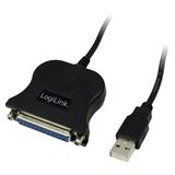 LogiLink USB 2.0 zu Parallel Adapter DSUB-25