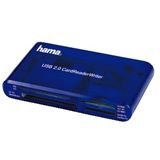 Hama 3in1 Card Reader blau 00055348 USB 2.0 extern Multi Slot Hama 3in1 Card Reader blau 00055348 USB 2.0 extern Multi Slot