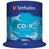 Verbatim CD-R 700MB 100pcs Pack 52x Spindel retail