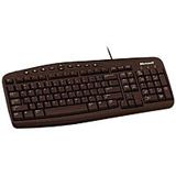 Microsoft 500 Wired Tastatur Schwarz Deutsch PS/2