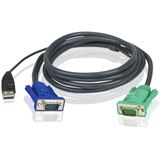 (€2,78*/1m) 5.00m ATEN Technology KVM Anschlusskabel VGA 15pol (€2,78*/1m) 5.00m ATEN Technology KVM Anschlusskabel VGA 15pol