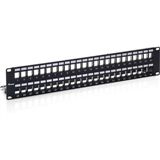 Equip PatchPanel Cat.6 48 Port equip / sw / Keystone geschirmt Equip PatchPanel Cat.6 48 Port equip / sw / Keystone geschirmt