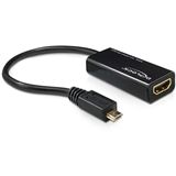 Adapter MHL Stecker > High Speed HDMI Buchse + USB micro-B Buchse Adapter MHL Stecker > High Speed HDMI Buchse + USB micro-B Buchse