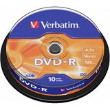 Verbatim DVD-R 4.7 GB 10er Spindel (43523)
