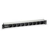 (€11,05*/1m) 1.80m Equip 19" Steckdosenleiste Aluminium 9 (€11,05*/1m) 1.80m Equip 19" Steckdosenleiste Aluminium 9