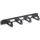 Intellinet 1HE 4x Plastikringe schwarz Kabelmanagment für Intellinet 1HE 4x Plastikringe schwarz Kabelmanagment für