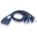 ATEN Technology CS64US 4-fach Kabel KVM-Switch