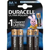 Duracell Ultra Power LR6 Alkaline AA Mignon Batterie 1.5 V 4er Pack Duracell Ultra Power LR6 Alkaline AA Mignon Batterie 1.5 V 4er Pack