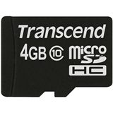 4 GB Transcend Extreme-Speed microSDHC Class 10 Bulk