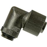 Bitspower Anschluss gewinkelt 1x Gewinde G1/4"/13/10mm schwarz Bitspower Anschluss gewinkelt 1x Gewinde G1/4"/13/10mm schwarz
