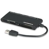 Manhattan 62in1 Card Reader USB 3.0 extern Multi Slot Kartenleser Manhattan 62in1 Card Reader USB 3.0 extern Multi Slot Kartenleser