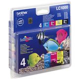 Brother Tinte LC1000 Value Pack LC-1000VALBPDR schwarz, cyan, Brother Tinte LC1000 Value Pack LC-1000VALBPDR schwarz, cyan,