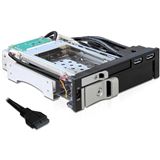 Delock 2x USB 3.0 5.25" Wechselrahmen für 2.5" und Delock 2x USB 3.0 5.25" Wechselrahmen für 2.5" und