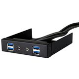 Silverstone 4x USB 3.0/Audio Front Panel für 3,5" Silverstone 4x USB 3.0/Audio Front Panel für 3,5"