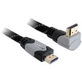 (€4,95*/1m) 2.00m Delock HDMI1.4 Anschlusskabel gewinkelt 19pol (€4,95*/1m) 2.00m Delock HDMI1.4 Anschlusskabel gewinkelt 19pol
