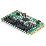 Delock 95233 2 Port PCIe 2.0 Mini Card retail