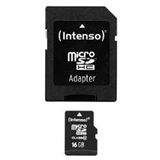 16 GB Intenso SDHC Class 4 Retail inkl. Adapter auf SD