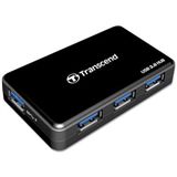 Transcend TS-HUB3K 4-port USB 3.0 extern mit Netzteil schwarz Transcend TS-HUB3K 4-port USB 3.0 extern mit Netzteil schwarz