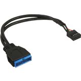 InLine USB3.0 Adapterkabel USB Pfostenstecker 19pol auf USB InLine USB3.0 Adapterkabel USB Pfostenstecker 19pol auf USB