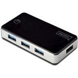 Digitus DA-70231 4-port USB 3.0 extern mit Netzteil schwarz Digitus DA-70231 4-port USB 3.0 extern mit Netzteil schwarz