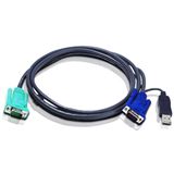 (€7,42*/1m) 1.20m ATEN Technology KVM Anschlusskabel VGA 15pol (€7,42*/1m) 1.20m ATEN Technology KVM Anschlusskabel VGA 15pol